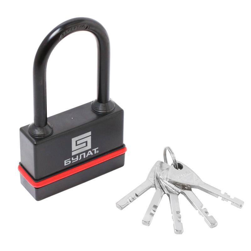 Замок навесной ВС 3-Н75-01 ПЛ всепогодный 5кл. d10мм Булат 13 654