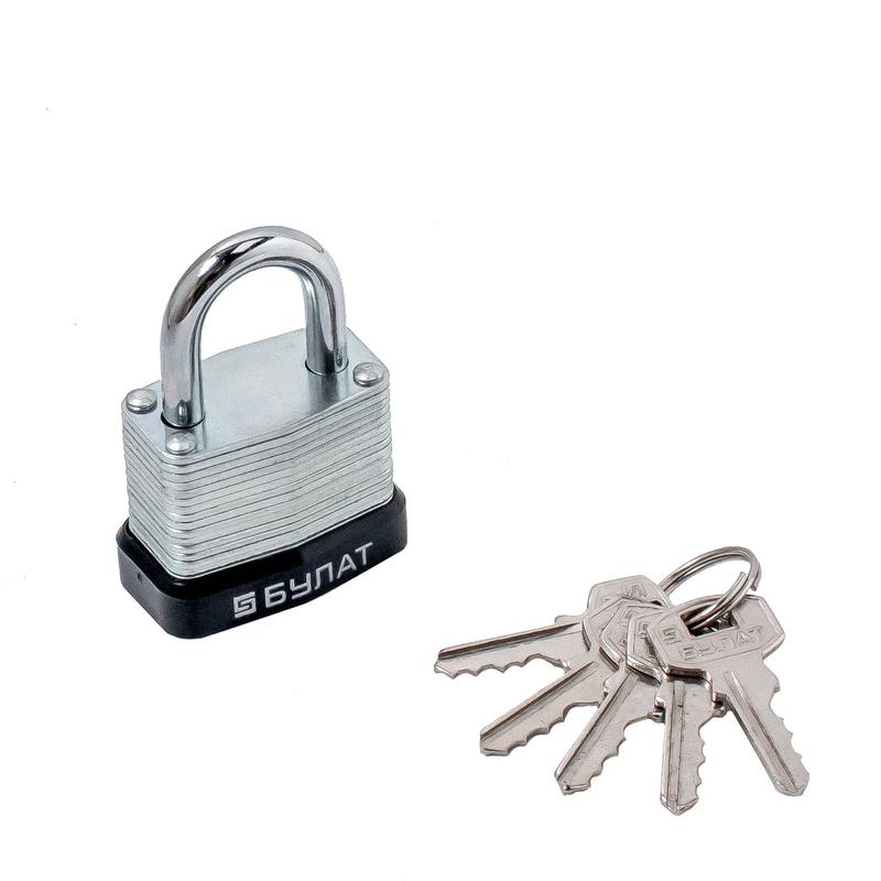 Замок навесной ВС 0130 стальной 5кл. d5мм Булат 13 614