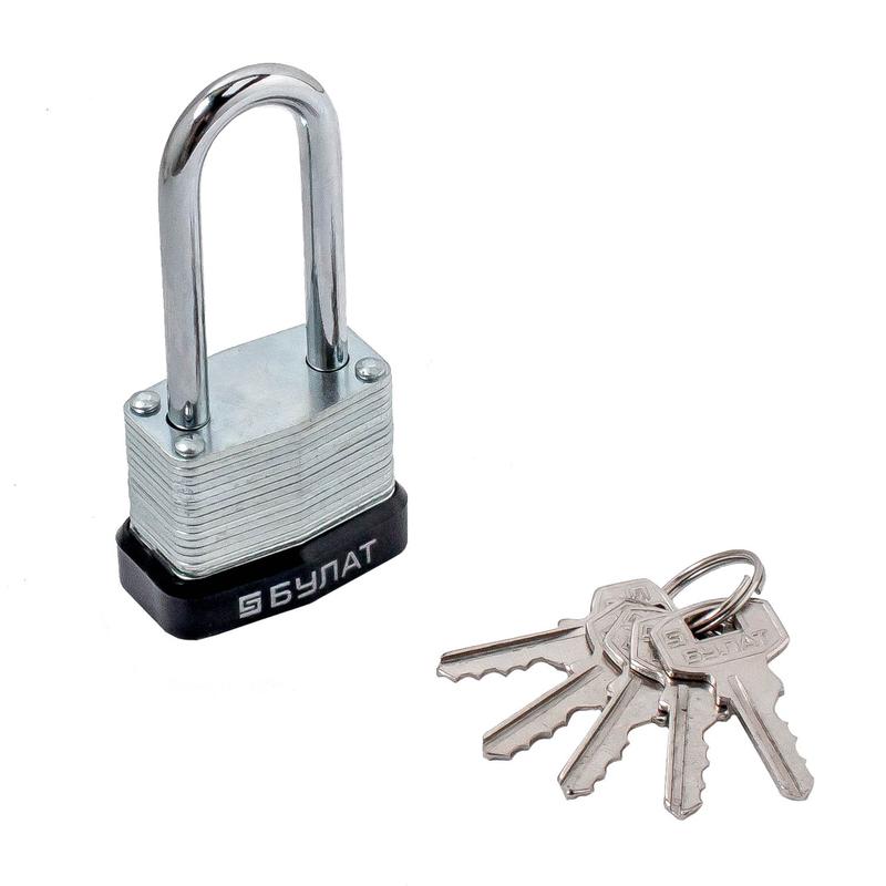 Замок навесной ВС 0130-01 стальной 5кл. d5мм Булат 13 613
