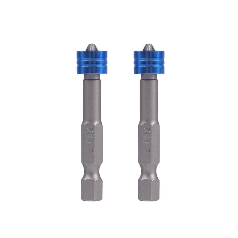 Бита PH2 с магнитным держателем крепежа сталь S2 длина 50мм (уп.2шт в блистере) PATRIOT 818010128