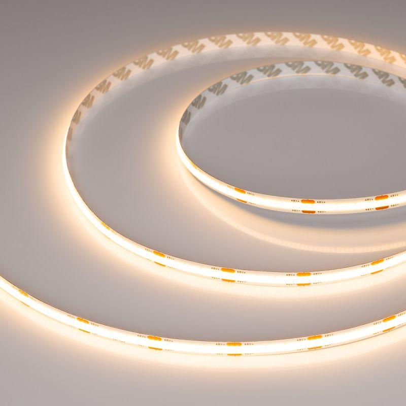 Лента светодиодная COB-X480-8mm 48V Warm 2700К 10Вт/м IP20 PRO REEL (уп.50м) Arlight 043261