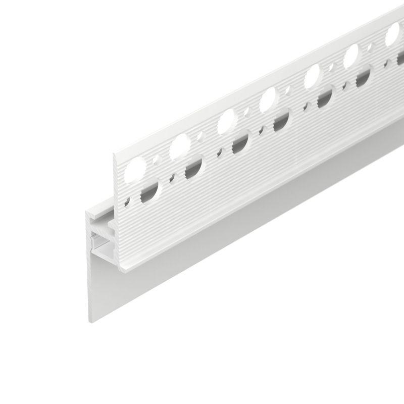 Профиль PLINTUS-FANTOM-H20-2000 WHITE L2000 алюм. Arlight 043660