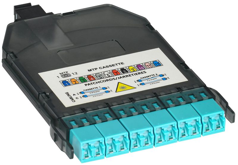 Кассета для кросса высокой плотности OM3 MTPf 6хLC-duplex (12 ОВ) ITK FCPH-5003-MTPF-012LCD