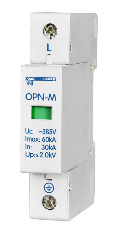 Ограничитель перенапряжения ОПН-М (1S) 30кА 1 модуль 380В In:30кА НовАтек-Электро 567891-30