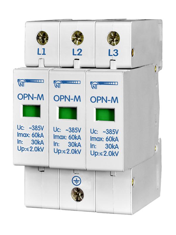 Ограничитель перенапряжения ОПН-М (3S) 20кА 3 модуля 380В In:20кА НовАтек-Электро 567893-20