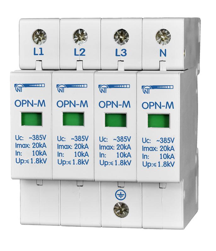 Ограничитель перенапряжения ОПН-М (4S) 30кА 4 модуля 380В In:30кА НовАтек-Электро 567894-30