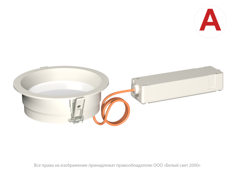 Светильник аварийный BS-DL-10-L1-24 V01 White 3000К Белый Свет a31075