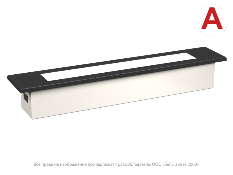 Светильник аварийный BS-GORIZONT-10-L1-24 Black Белый Свет a29245