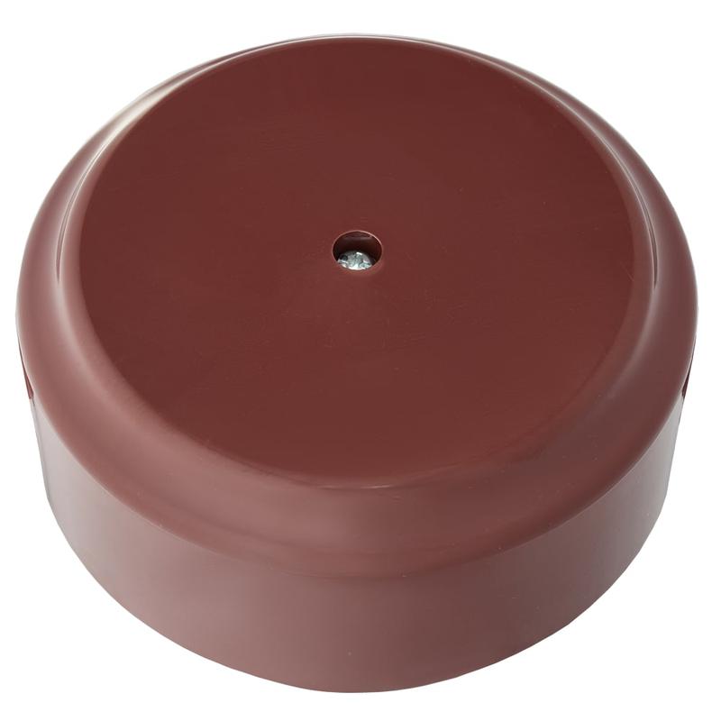 Коробка монтажная ОП РЕТРО d80 без сальников Bylectrica КМ-450 коричневый