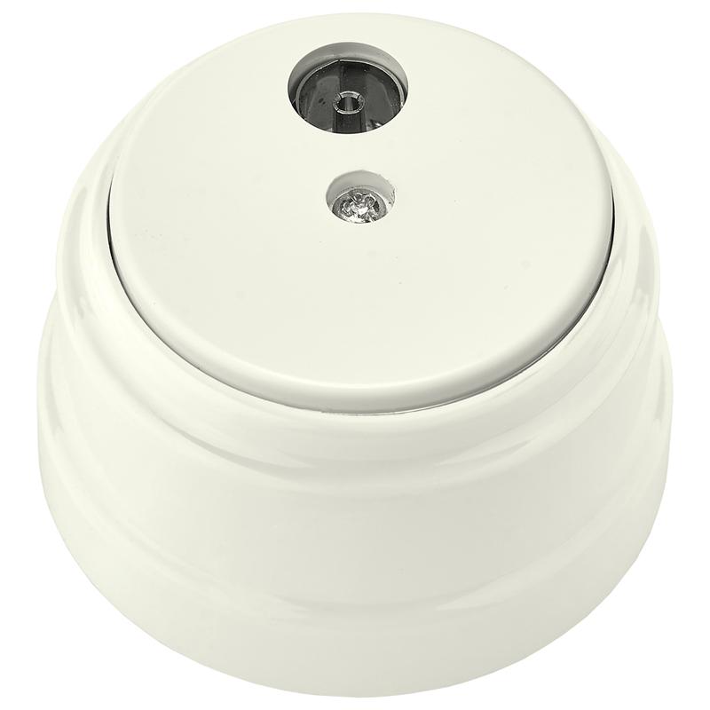 Розетка ТВ ОП РЕТРО Bylectrica ТР-5241 бежевый