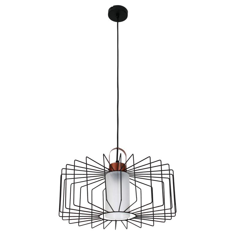 Светильник "Манго" 211 (плафон 9001) НСБ 01-60-171 Е27 [ИМ] подвесной черн.муар медь Элетех 1005405087