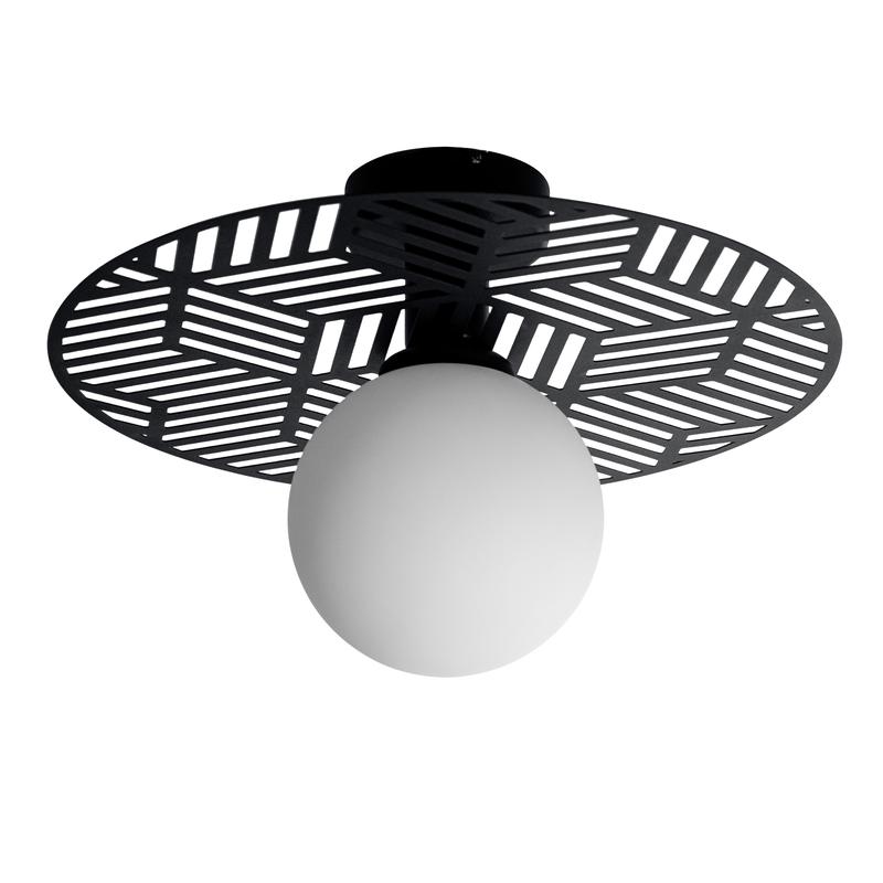 Светильник "Марго" 512 (плафон 8729) НББ 01-40-183 Е14 [ИМ] настен. черн. Элетех 1005405300