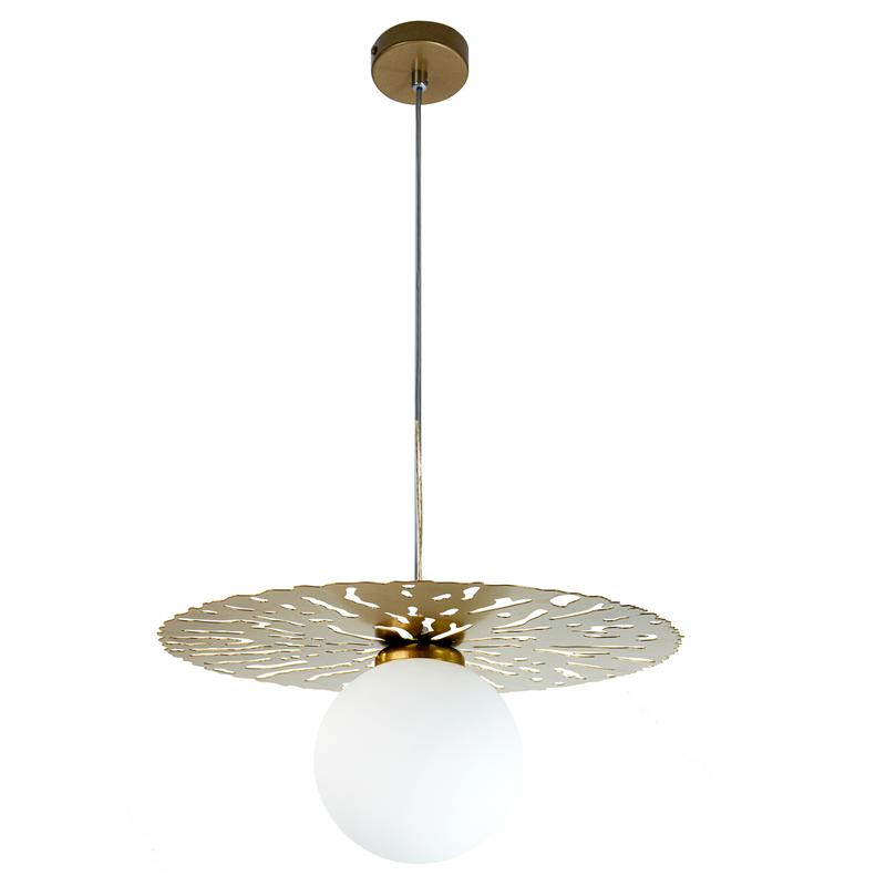 Светильник "Гелиос" 212 (плафон 8729) НСБ 01-40-192 Е14 [ИМ] подвесной зол. Элетех 1005405306