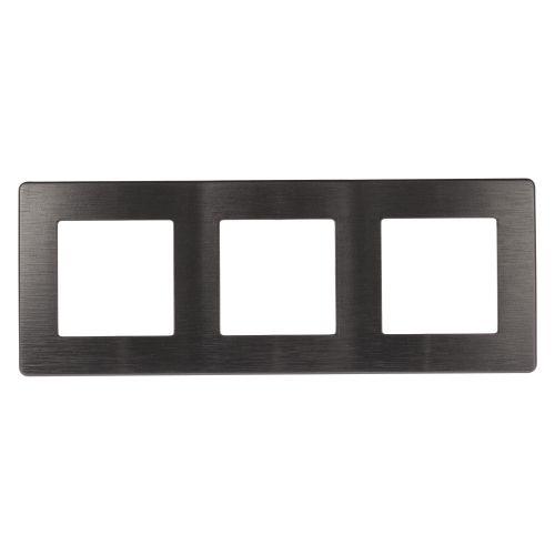 Рамка 3-м 12-5103-12 Эра12 сатин графит Эра Б0052525