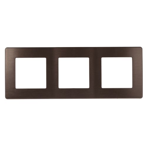 Рамка 3-м 12-5103-13 сатин бронза Эра Б0052526