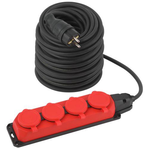 Удлинитель 4х50м с заземл. IP44 UK-4e-3x1.5-50m-IP44(KG) каучук КГ 3х1.5 Эра Б0057590