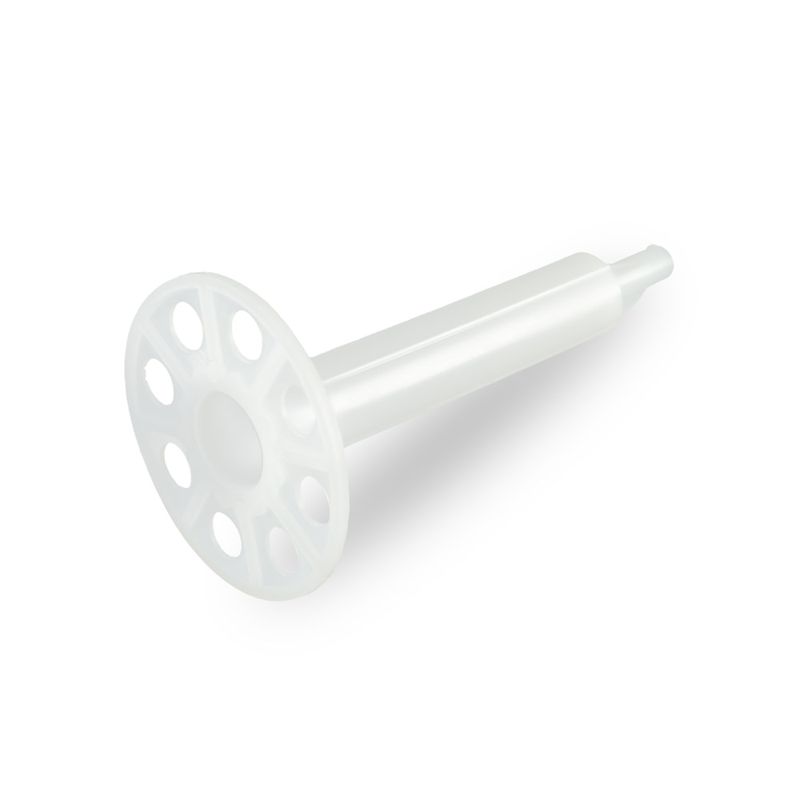 Дюбель тарельчатый гриб с гвоздем для ПМ IN70 бел. (уп.100шт) Промрукав PR08.12252