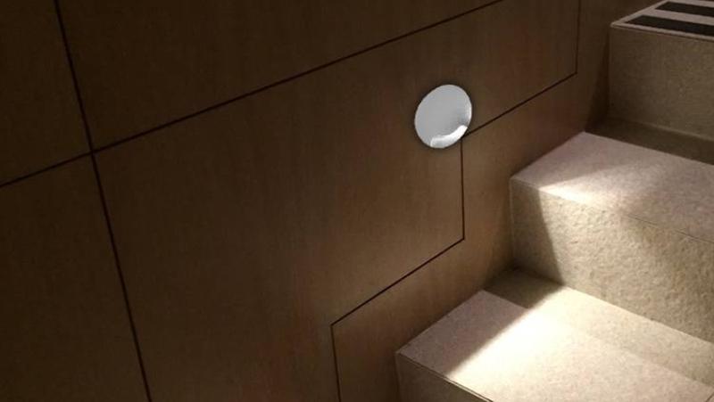 Бра GW-812-1-3-WH-WW COIN-3 3Вт 3000К IP54 встраив. для подсветки лестницы/пола бел. DesignLed 00-00002397