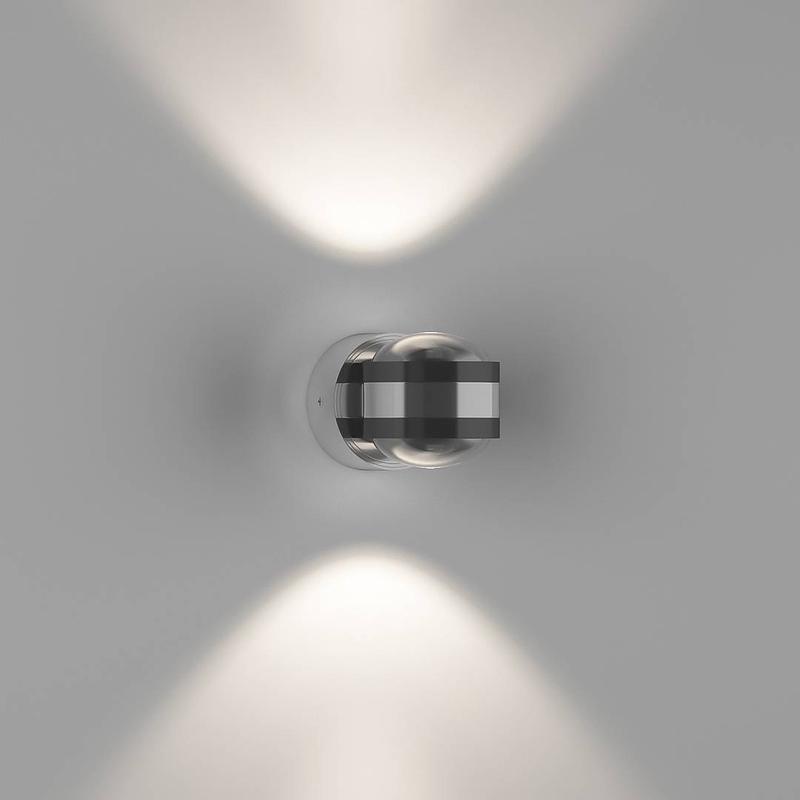 Бра двухстороннее GW-095-2-6-SL-NW 6Вт 4500К IP20 поворотн. с линзой LUPA D серебр. DesignLed 00-00001564