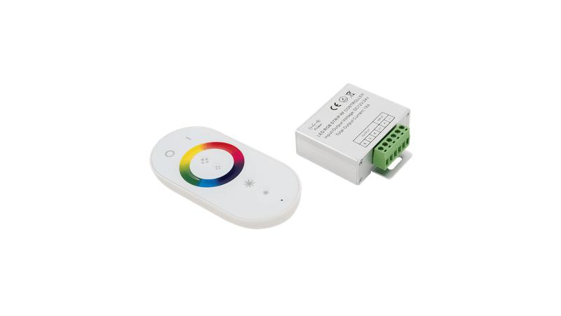 Контроллер радио touch DELUCE RF-RGB-S-18A-WH1 18А 12/24В SWG Standard 00000000279