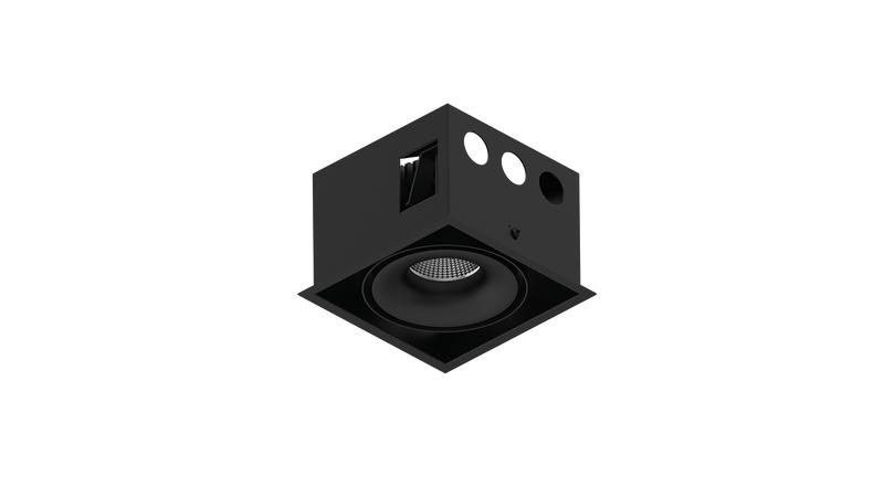 Корпус светильника COMBO-CRD1-BL IP20 потолочн. встраив. поворотн. черн. SWG PRO 00-00006672