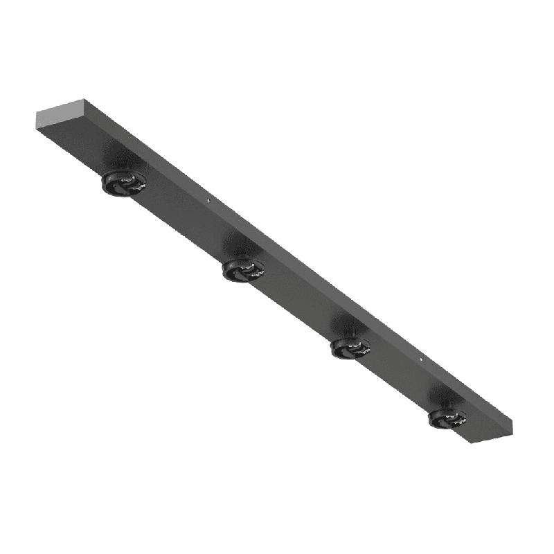 Крепление сменное М14 для светильников MINI VILLY поворотн. накладное четверное черн. SWG PRO 00-00004877