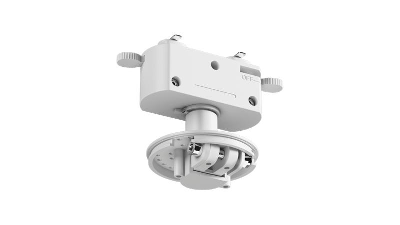 Крепление сменное М2 для светильников VILLY трековое однофазное бел. SWG PRO 00-00003414