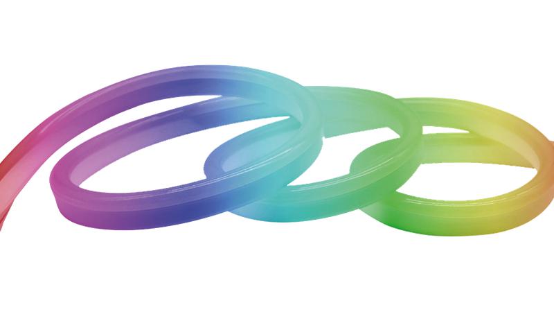 Лента светодиодная неоновая SMD 220В 5050 60 LED/м 11 Вт/м 220В IP65 РГБ (уп.50м) SWG Standard 00-00007380