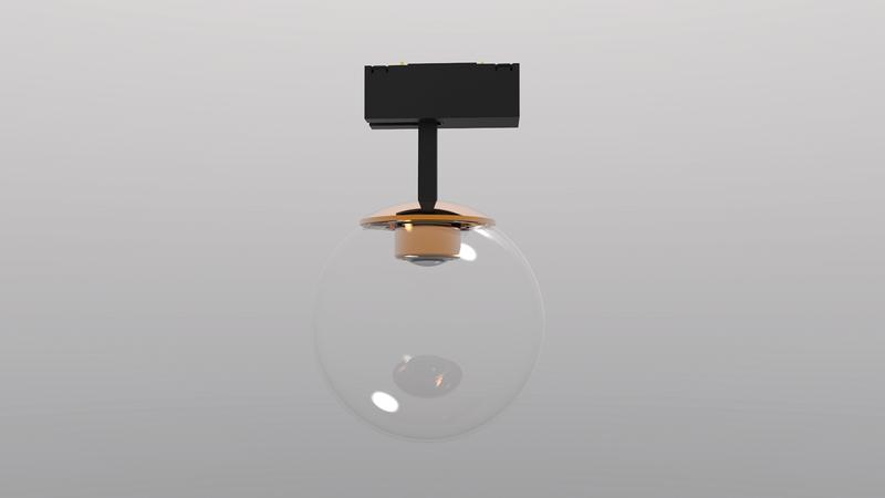 Светильник накладной SY-601262-BZ-10-NW трековый-шар SY 10Вт 4000К бронза DesignLed 00-00009400