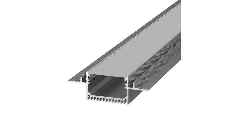 Профиль алюминиевый встраив. в гипсокартон LG49-R алюм. поликарбонат DesignLed 00-00010362