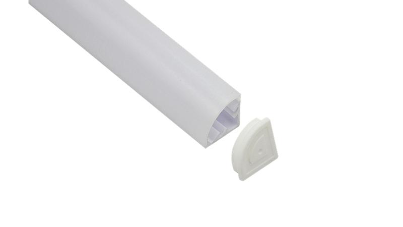 Профиль угловой SF-1616-65 L2000 влагозащ. 4 заглушки 4 крепления пластик. SWG PRO 00-00007140