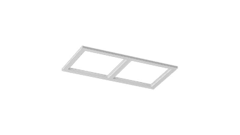 Рамка двойная для серии COMBO 3 квадратная бел. SWG PRO 00-00004194