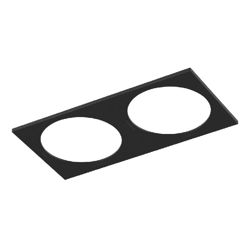 Рамка двойная для серии COMBO 4 квадратная черн. SWG PRO 00-00004191