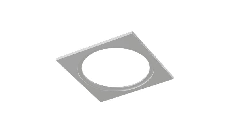 Рамка для серии COMBO 1 квадратная бел. SWG PRO 00-00004144