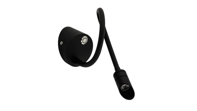 Светильник настенный BED BQ003103-A-3-DIM-BL-WW 3Вт 3000К IP20 черн. DesignLed 00-00005534