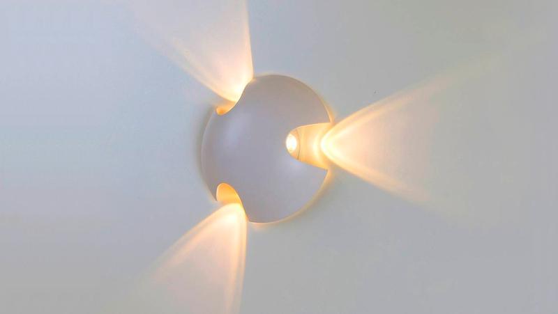 Светильник настенный BRAND LWA0121C-WH-WW3х 3Вт 3000К IP54 бел. DesignLed 00-00002801