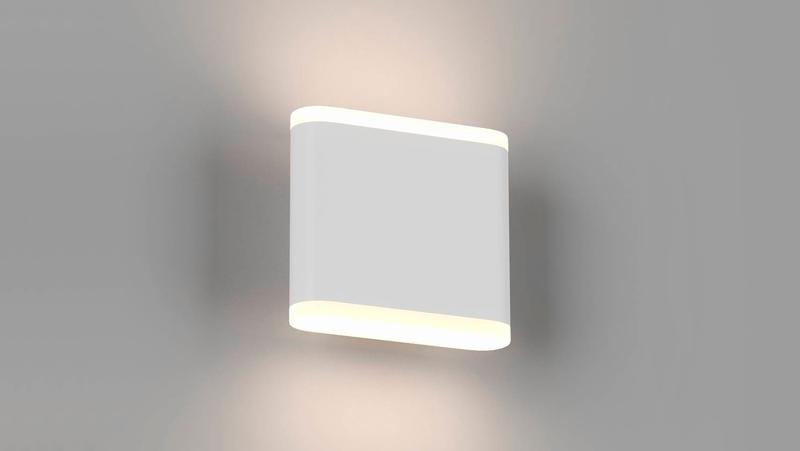 Светильник настенный BRAVO GW-6080S-6-WH-WW 6Вт 3000К IP54 бел. DesignLed 00-00003047