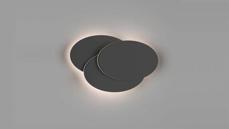 Светильник настенный O-SHADE GW-6809R-12-BL-WW 12Вт 3000К IP20 черн. DesignLed 00-00003205