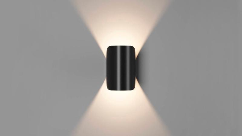 Светильник настенный VENTURA GW-A108-6-BL-WW 6Вт 3000К IP54 черн. DesignLed 00-00004447