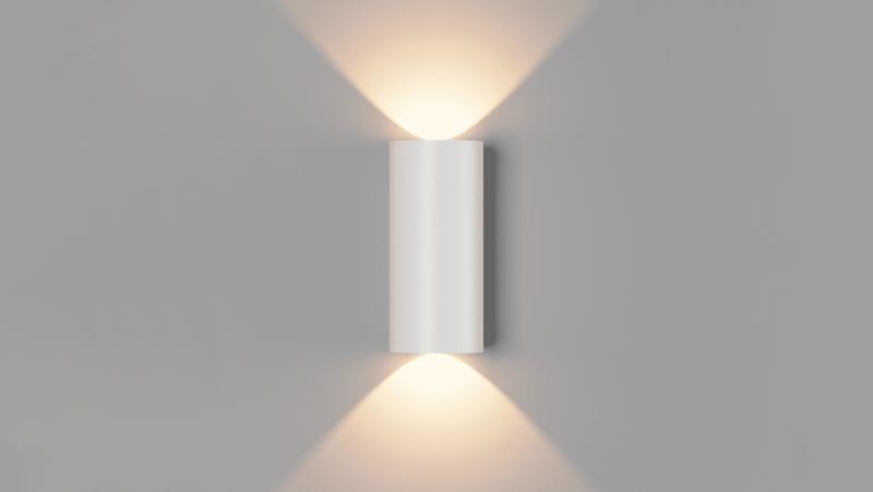 Светильник настенный ZIMA-2 LWA0148B-WH-WW 12Вт 3000К IP54 бел. DesignLed 00-00002806