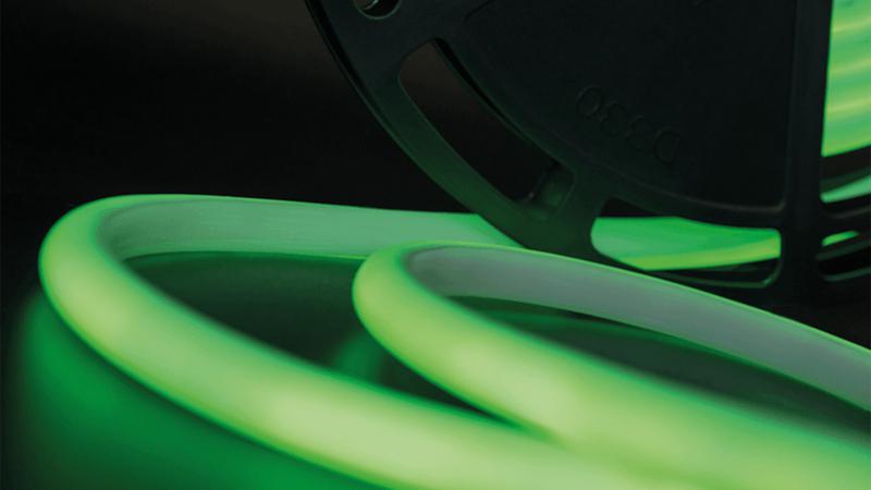 Термолента светодиодная SMD 2835 180 LED/м 12Вт/м 24В IP68 зел. SWG PRO 00-00001800