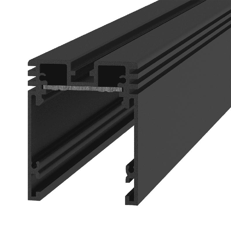 Трек SY-601201-2-BL низковольтный универс. (карбон) 2м черн. С DesignLed 00-00010538