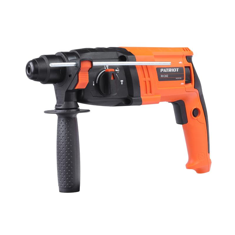 Перфоратор RH 242 SDS+ 720Вт 19Дж 3 режима работы макс.диаметр 24мм глубиномер доп. ручка кейс PATRIOT 140301326