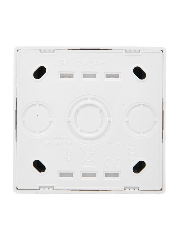 Кнопка звонка ОП LETO бел. LEZARD 752-0200-103