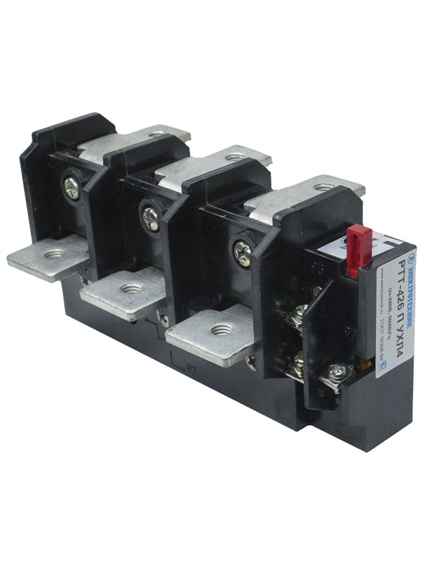 Реле электротепловое токовое-426 П УХЛ4 160А 1360-1600А 660В/50Гц 1з+1р ручной возврат IP00 Электротехник ET529231