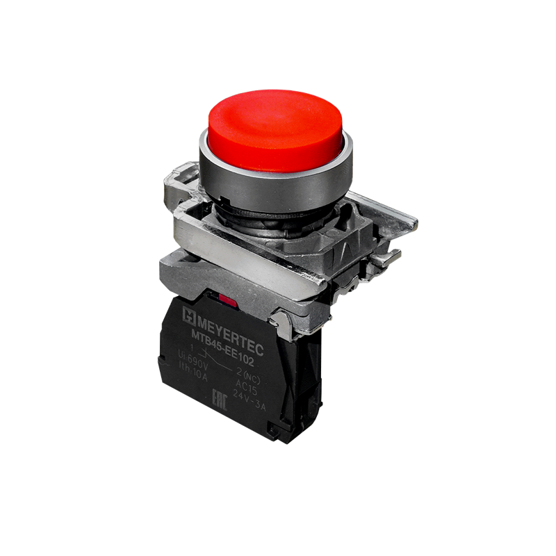 Кнопка выступающая 1NС IP65 металл MTB4-BL42 красн. ОВЕН 137132
