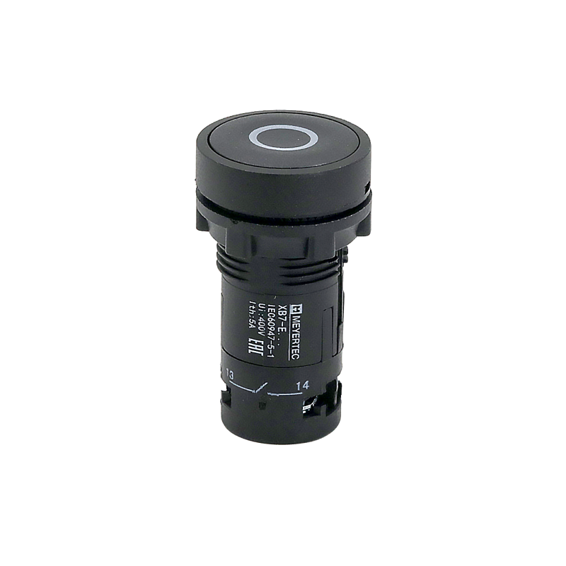 Кнопка плоская маркировка "O"1NO IP54 пластик MTB7-EA21881 черн. ОВЕН 132680