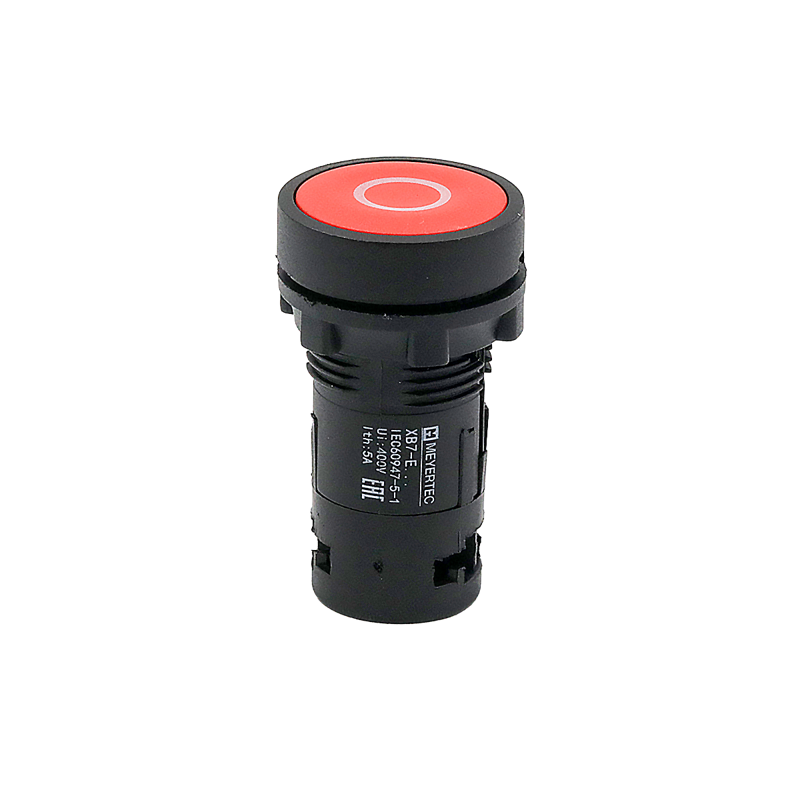 Кнопка плоская маркировка "O" 1NС IP54 пластик MTB7-EA41582 красн. ОВЕН 132681