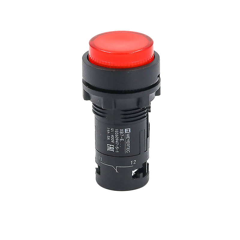 Кнопка выступающая с подсветкой 1NС 24В AC/DC IP54 пластик MTB7-EW34621 красн. ОВЕН 132723