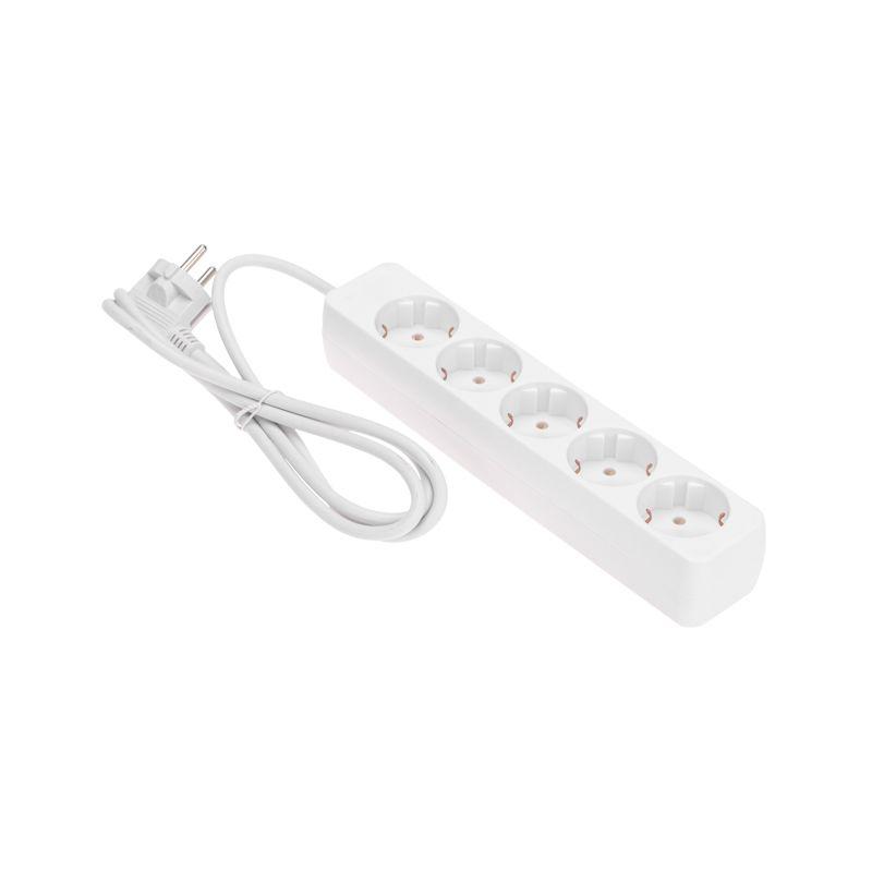 Удлинитель 5х1.5м с заземл. 3х0.75 бел. PROCONNECT 13-4211